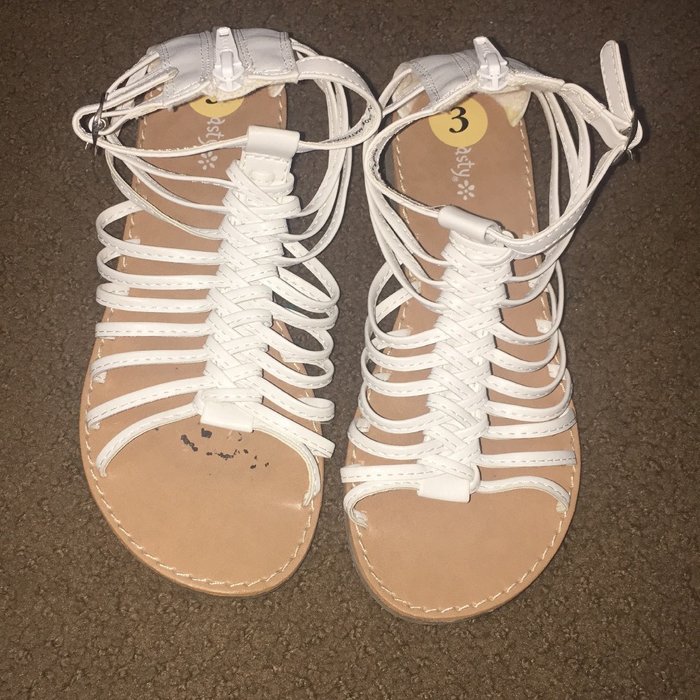 Girls Dynasty White Sandals